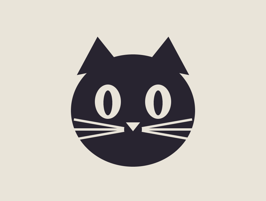 Cat illustration before conversion